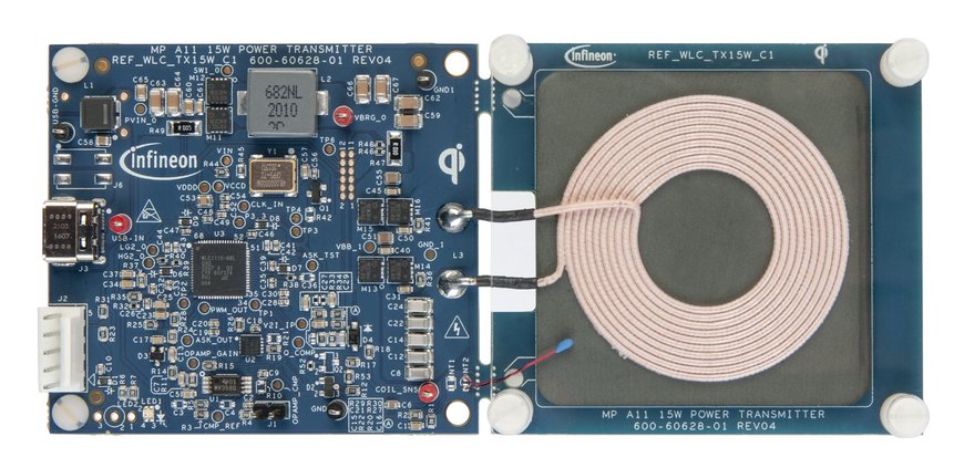 Infineon präsentiert die hochintegrierte und skalierbare Wireless-Charging-Plattform WLC mit Qi-konformen und konfigurierbaren Controllern
